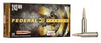 Federal P243k Premium 243 Win 85 Gr Barnes Tsx 20 Per Box/10 Cs