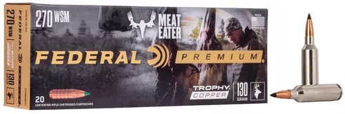 Federal P270WSMTC1 Premium270WSM 130gr Trophy Copper 20 Per Box/10 Case