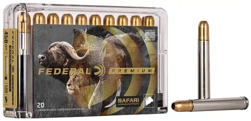 Federal P416T2 Premium Safari Cape-Shok 416Rigby 400gr Trophy Bonded Sledgehammer Solid 20 Per Box/10 Case