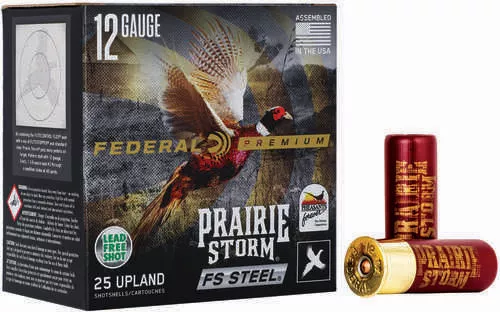 Federal Pfsx147fs3 Premium Prairie Storm Fs 12 Gauge 2.75 " 1 1/8 Oz 1600 Fps 3 Shot 25 Bx/10 Cs