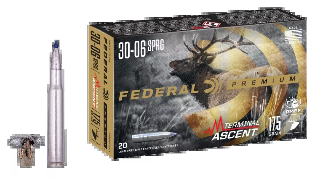 Federal Premium Terminal Ascent .30-06 Springfield 175 Grain Bonded Tip Rifle Ammo 20rd P3006TA1
