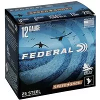 Federal Speed Shok 12 Gauge Ammo 3 " 1- 1/8 Oz.# 2 Steel Shot 250 Round Case