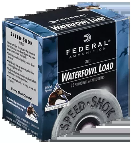 Federal Speed-Shok Waterfowl 12 Gauge 3-1/2in BBB Steel Shot 1-3/8oz 1550 fps WF133BBB
