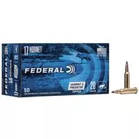 Federal Varmint And Predator 17 Hornet Ammo 20 Grain Polymer Tip Box Of 50