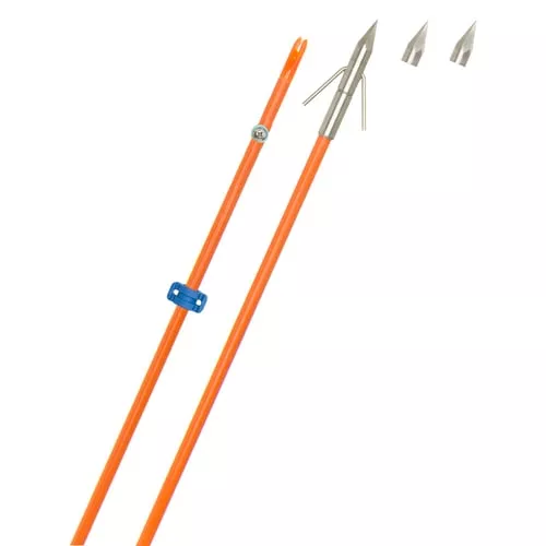 Fin Finder Raider Pro Bowfishing ArrowOrange w/Big Head Pro Point