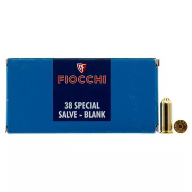 Fiocchi .38 Special Blank Cartridges - 50 Blank per Box