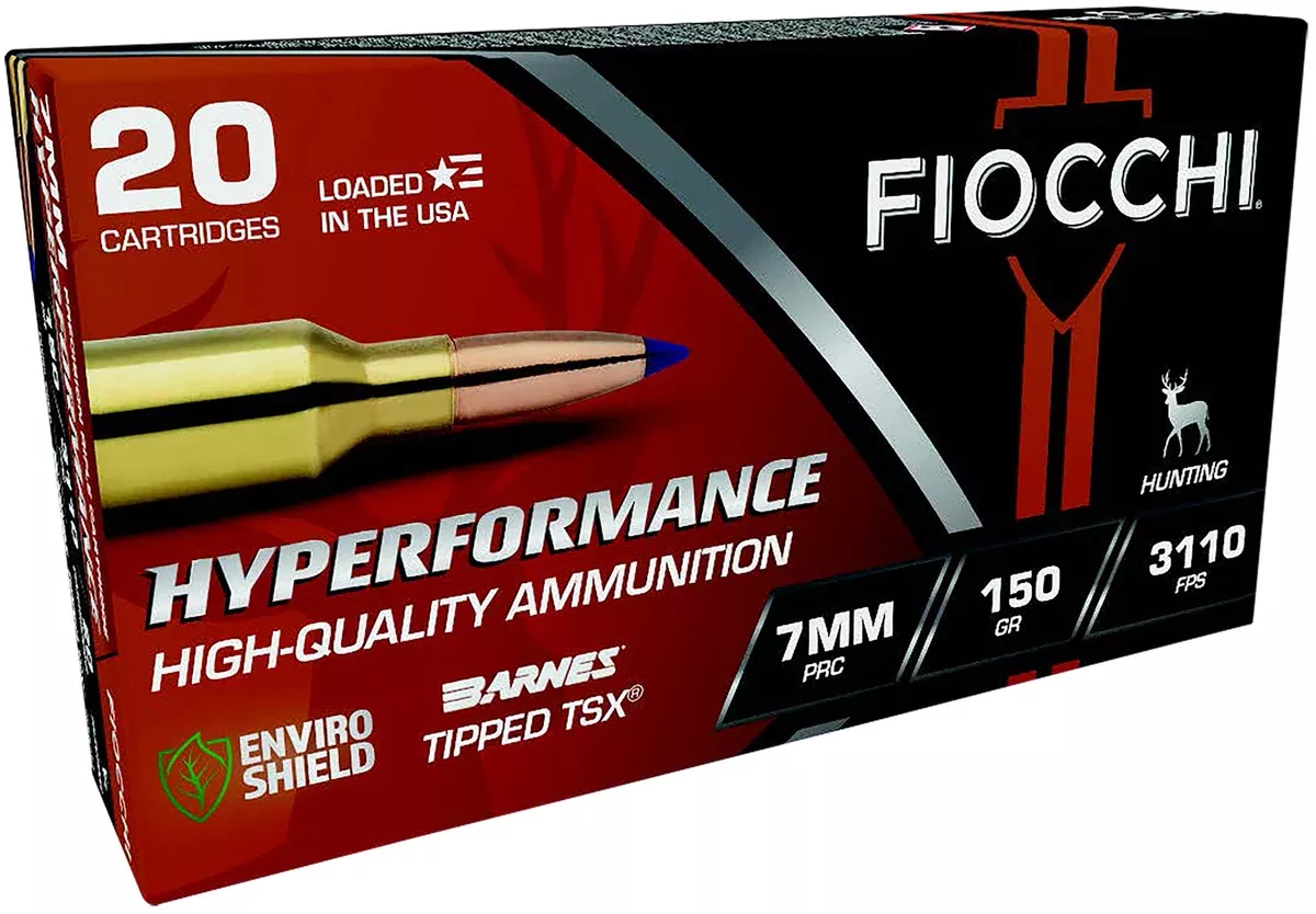Fiocchi 7PRCTT Hyperformance7mmPRC 150gr Barnes Tipped TSX 20 Per Box/10 Case