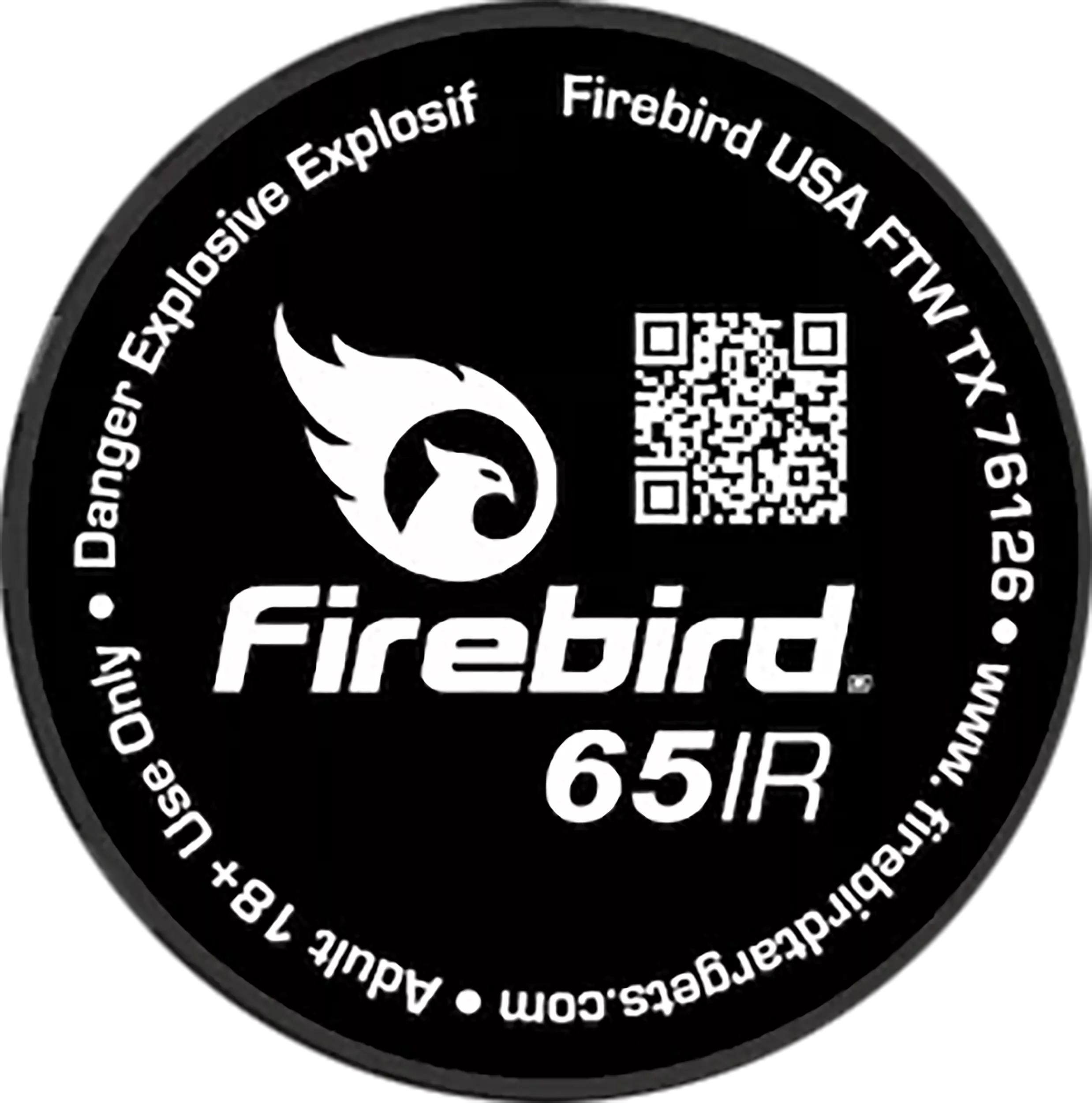 Firebird USA 65IR 65IRMoving Trajectory Static White Smoke Universal Firearm 65mm 10 Targets