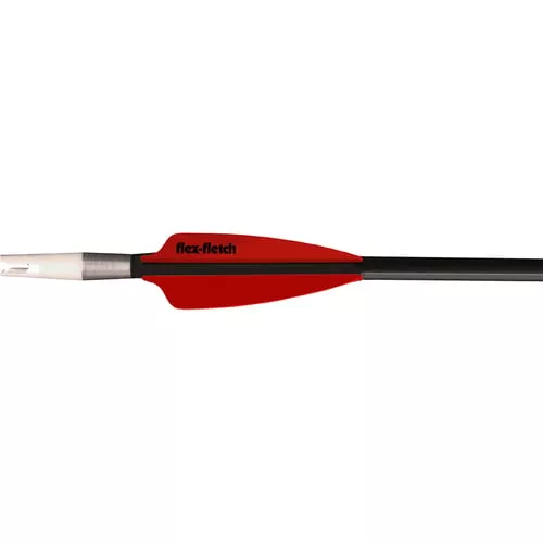 Flex Fletch FFP Shield Cut VanesRed 3.6 in. 39 pk.