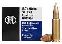Fn 10700012 High Performance Target 5.7x28mm 27 Gr Lead Free Hollow Point 50 Per Box/40 Cs