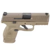 Fn 66100818 509 Compact 9mm Luger 3.70 " Barrel 12 + 1 Or 15 + 1, Flat Dark Earth Polymer Frame With Mounting Rail, Flat Dark Earth Stainless Steel Slide, No Manual Safety