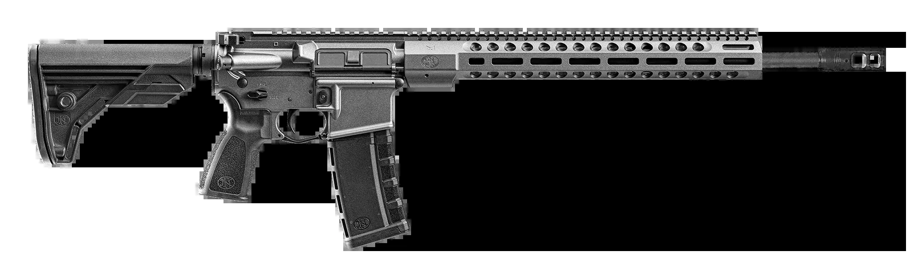 FN FN 15 DMR3 5.56x45mm NATO 18" 30+1 Semi-Auto Rifle - Tungsten Gray