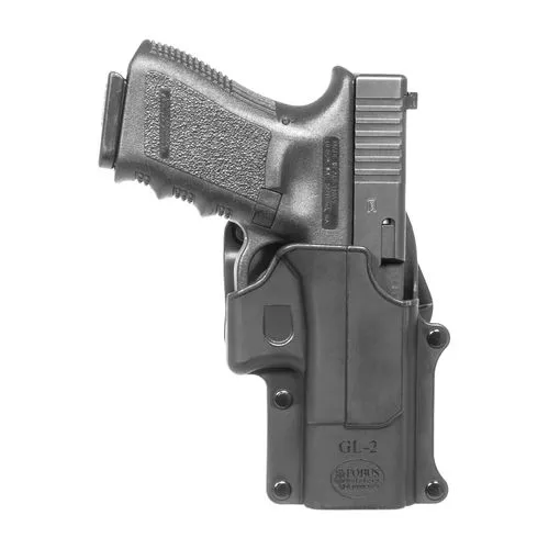 Fobus Left Hand Belt Holster fits Glock G17, G19, G22, G23, G31, G32, G34, G35, Khar PM40 Pistols