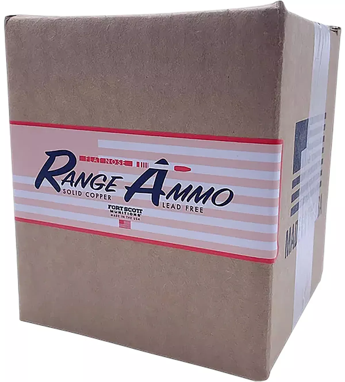 Fort Scott Munitions 9MM-115-SCVFNRA Range Ammo9mm 115gr Solid Copper Flat Nose 500rds