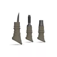 Foxpro Furtpk Furtaker Combo Pack Bite/Closed/Open Call Single Reed Coyote/Prey Sounds Attracts Predators Tan 3 Piece