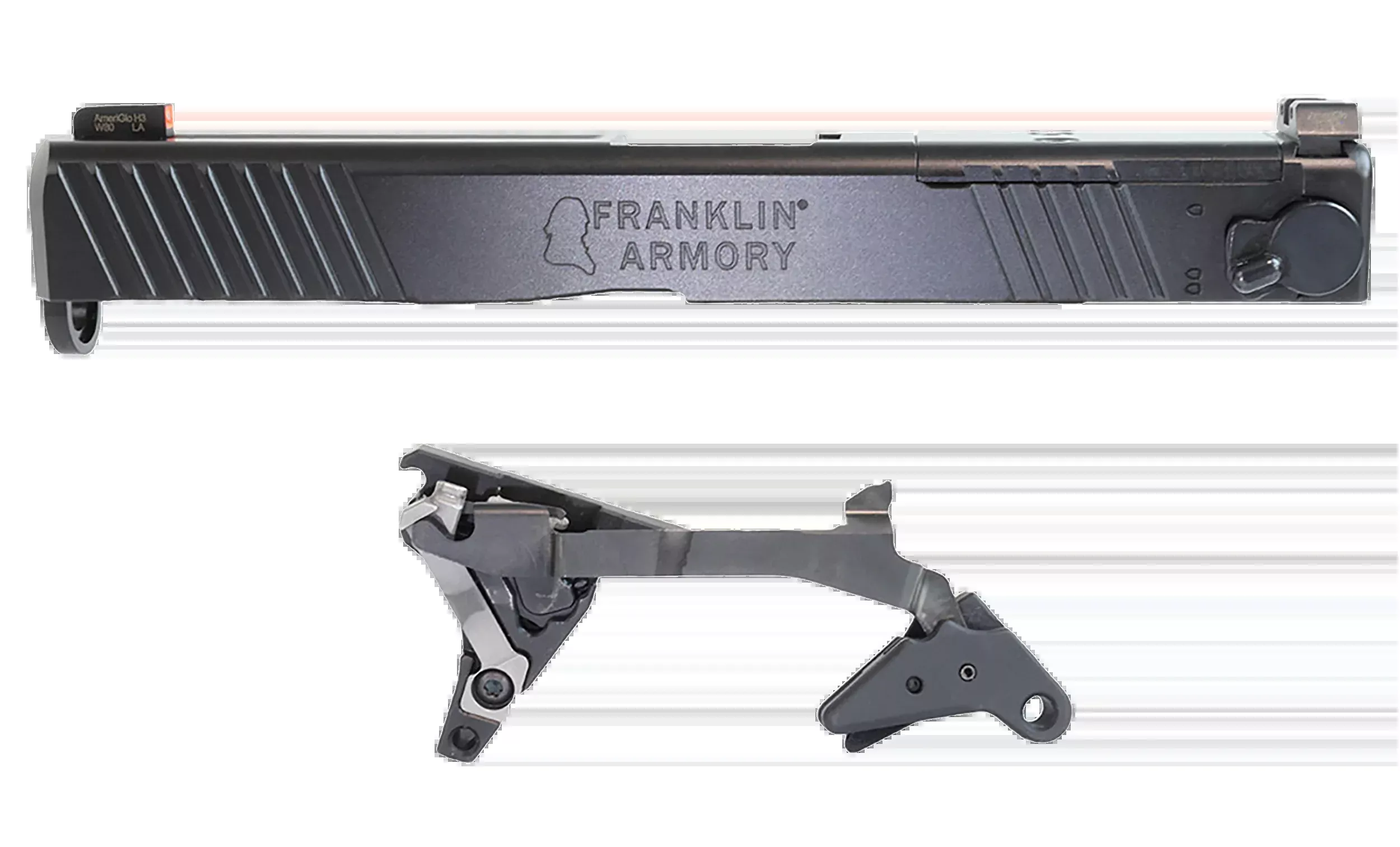 Franklin Armory G-S173 Binary Firing System Trigger & Slide for Glock 17 Gen 3 1750000BLK
