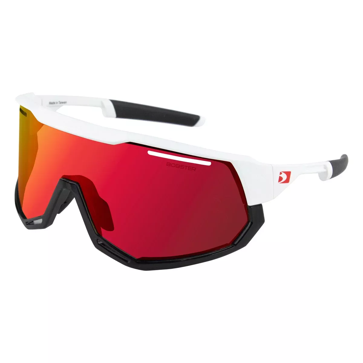 Freewheel Sunglasess - Matte White/Gloss Black Frame w/