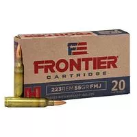 Frontier Cartridge Fr100 Military Grade Varmint 223 Rem 55 Gr Full Metal Jacket (Fmj) 20 Per Box/25 Cs