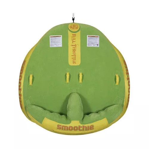 Full Throttle Smoothie Two-Person Sit-On-Top Towable Tube, Ultra Plush Flocked Top FUL30310040000217
