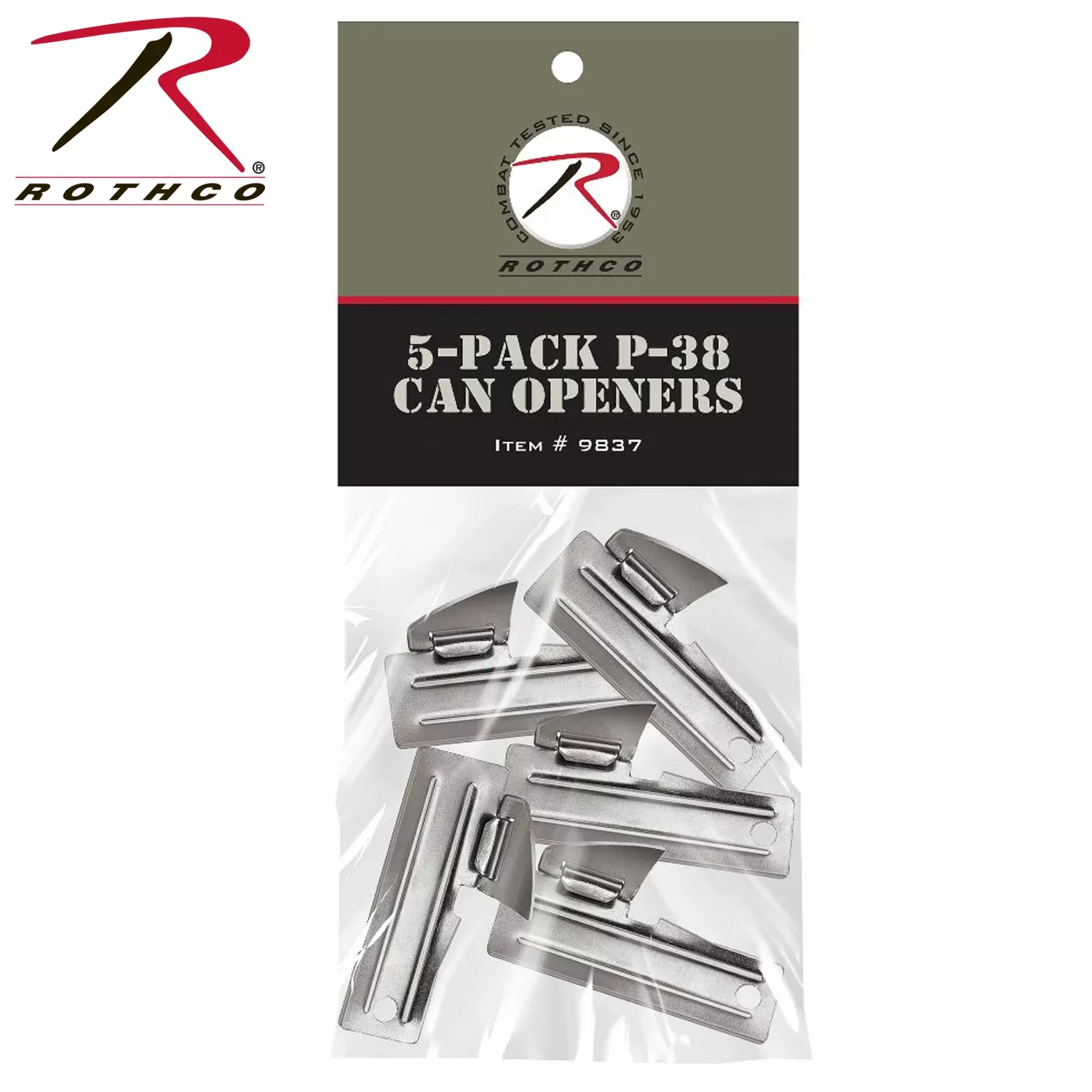 G.I. Type 5-pack P38 Can Openers