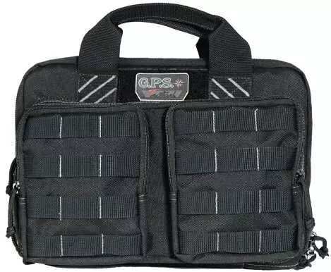 G-Outdoors Inc. Tactical Range Bag Black Soft Up To 6 Pistols 2 Removable Pouches GPS-T1311PCB