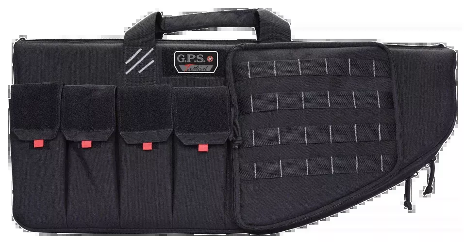 G*Outdoors Tactical AR Case, 30-inch Black 1000D Nylon, Lockable YKK Zippers, T30ARB