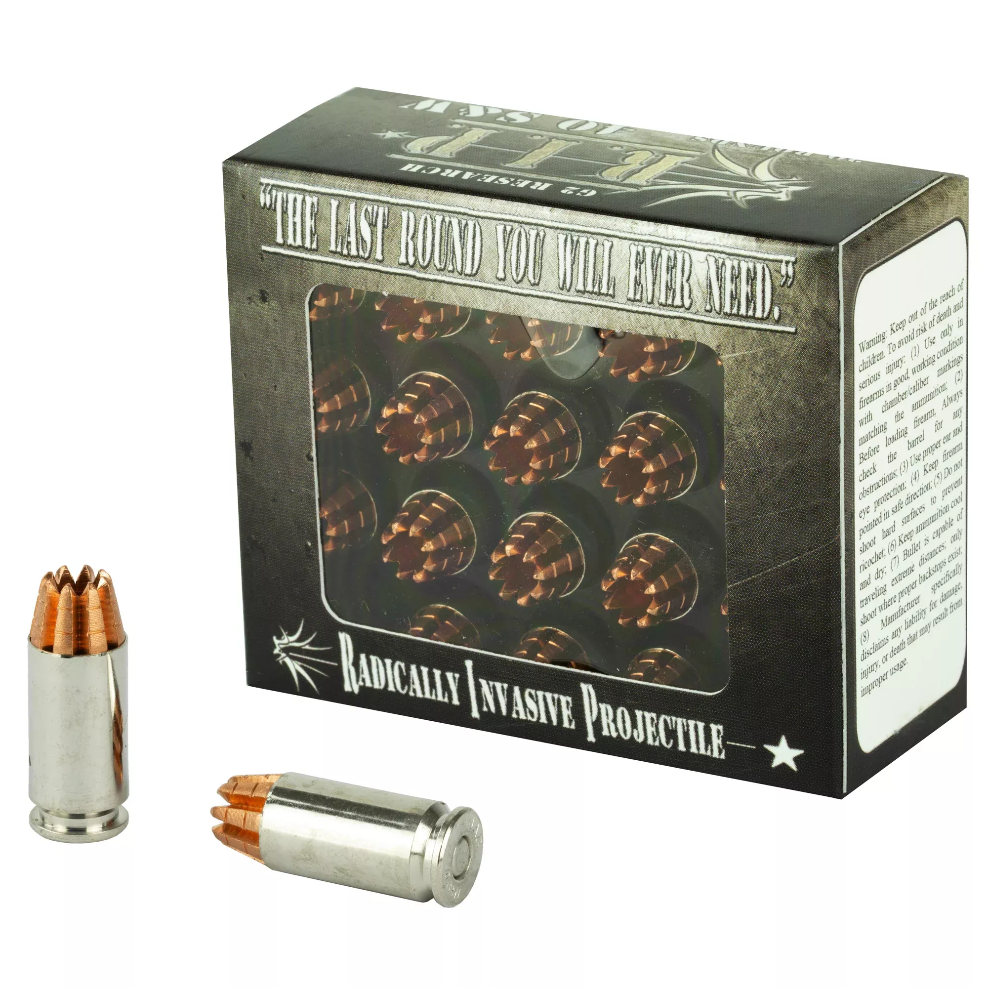 G2 Research R.I.P. .40 S&W 115gr Lead-Free Copper Self-Defense Ammo 20rd Box G00003