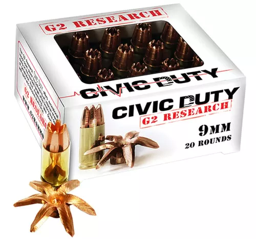 G2R CIVIC DUTY 9MM 94GR 20/500