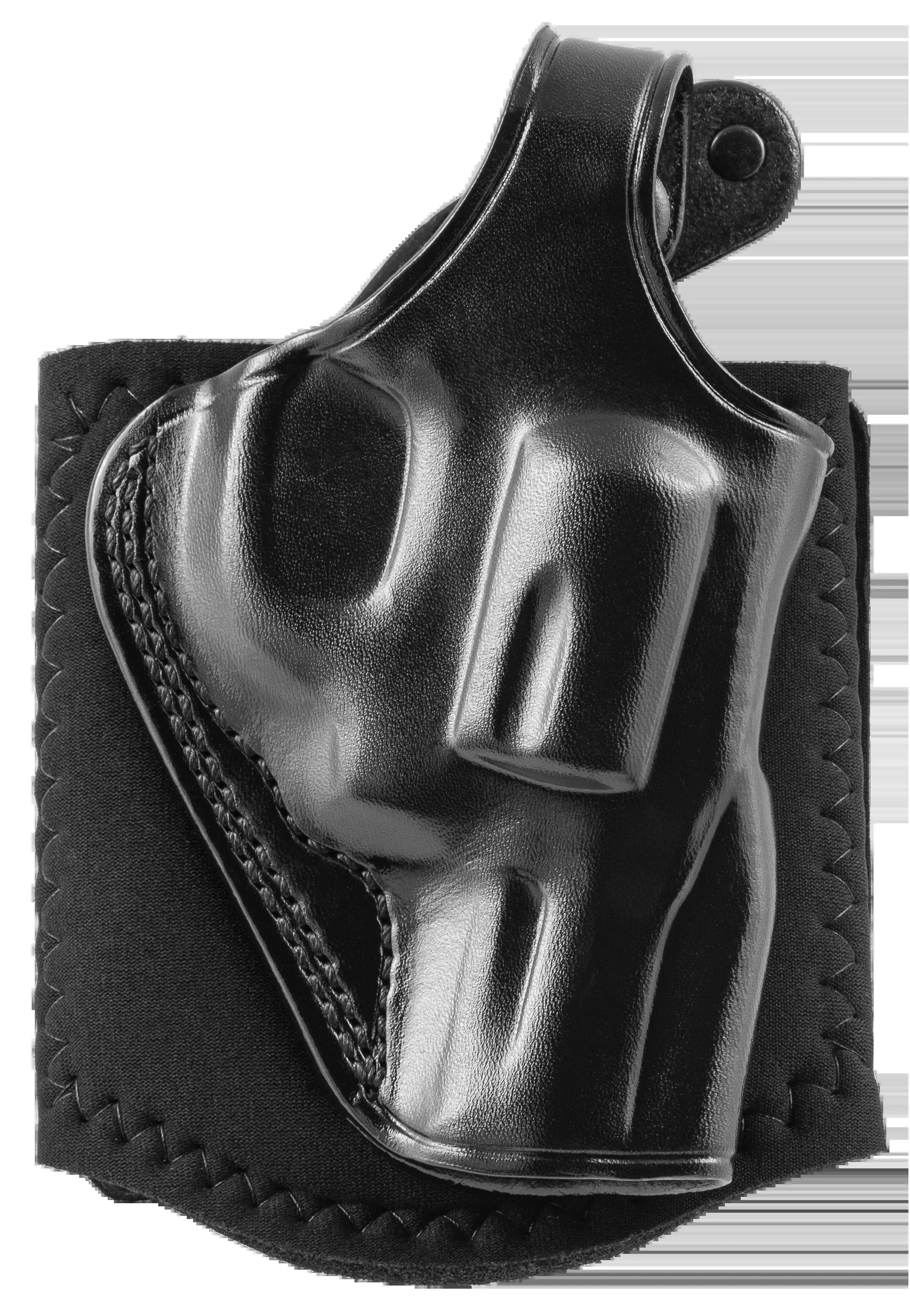 Galco Ankle Glove Leather Ankle Holster, Black, Right-Hand, Neoprene Band, Fits Ankles up to 13 in - AG118B