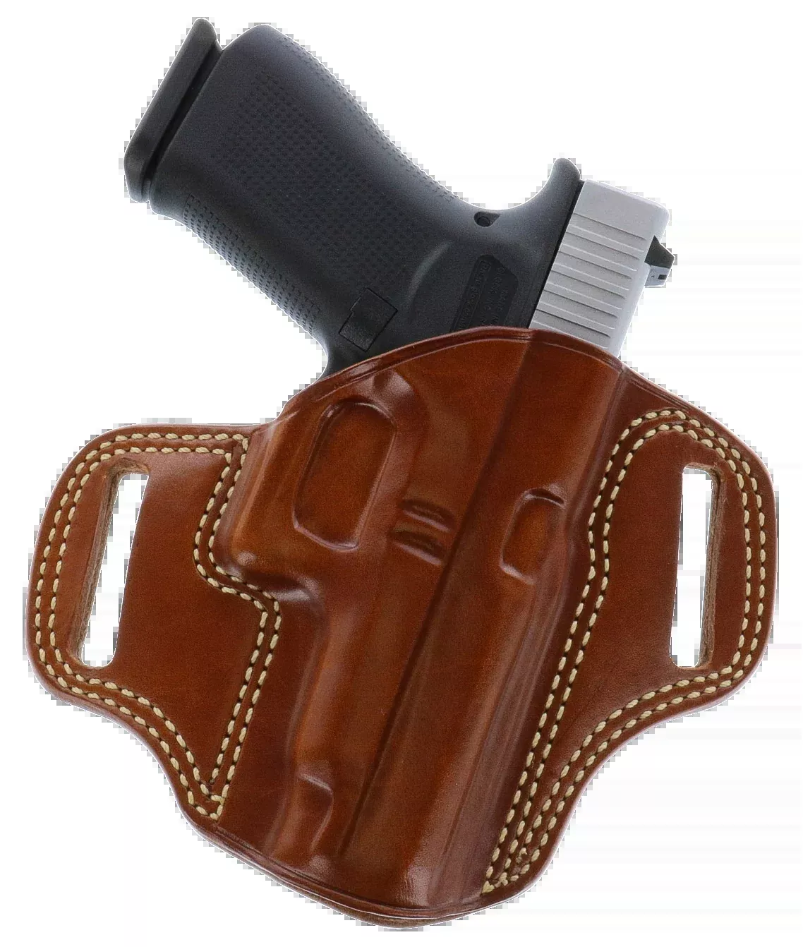 Galco Combat Master Leather Belt Slide Holster for SIG Sauer P365 XL/Spectre Comp, Right, Tan, CM870