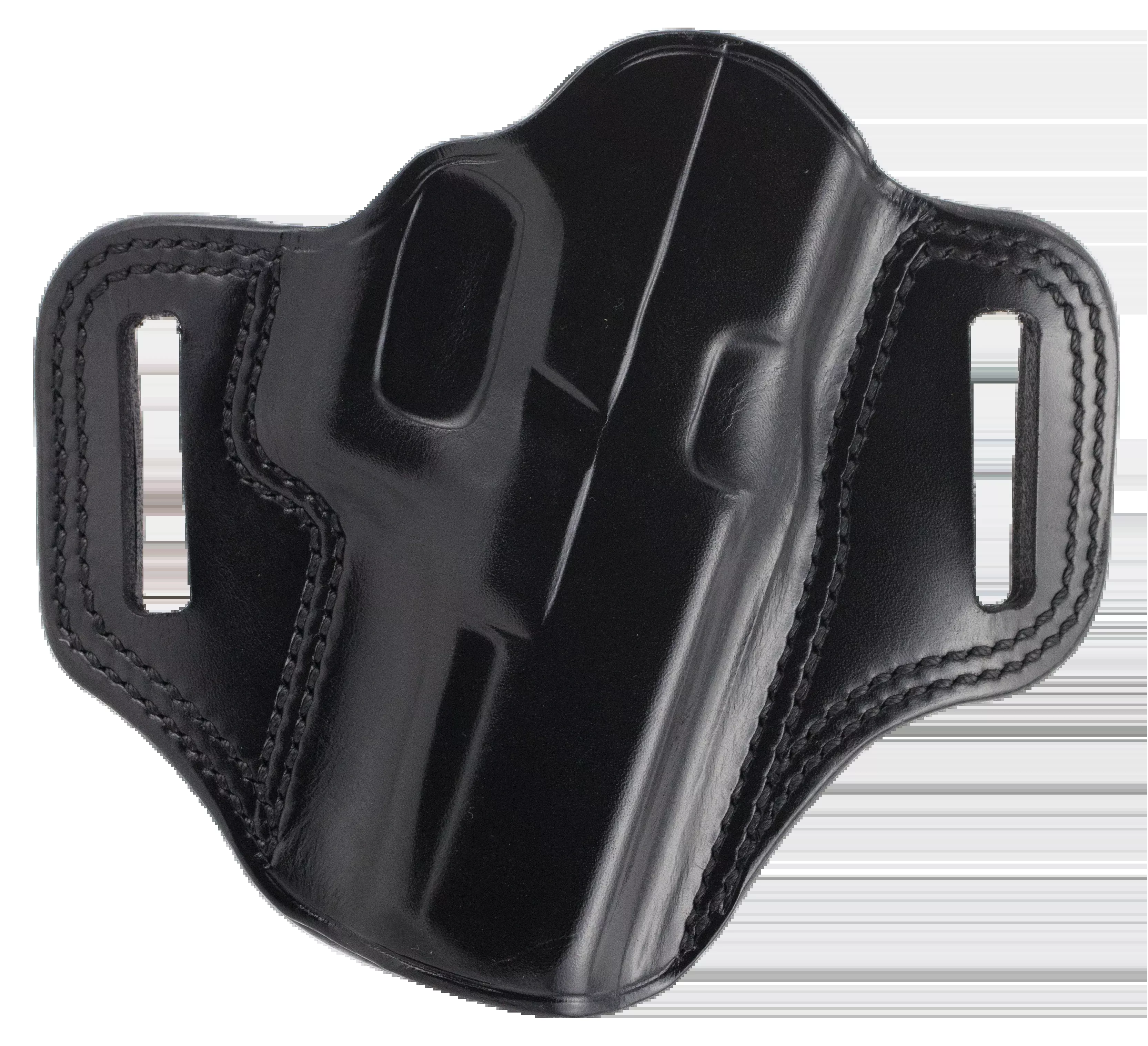 Galco Combat Master Leather OWB Belt Holster for Glock 20/21/37, Right Hand, Black, CM228B