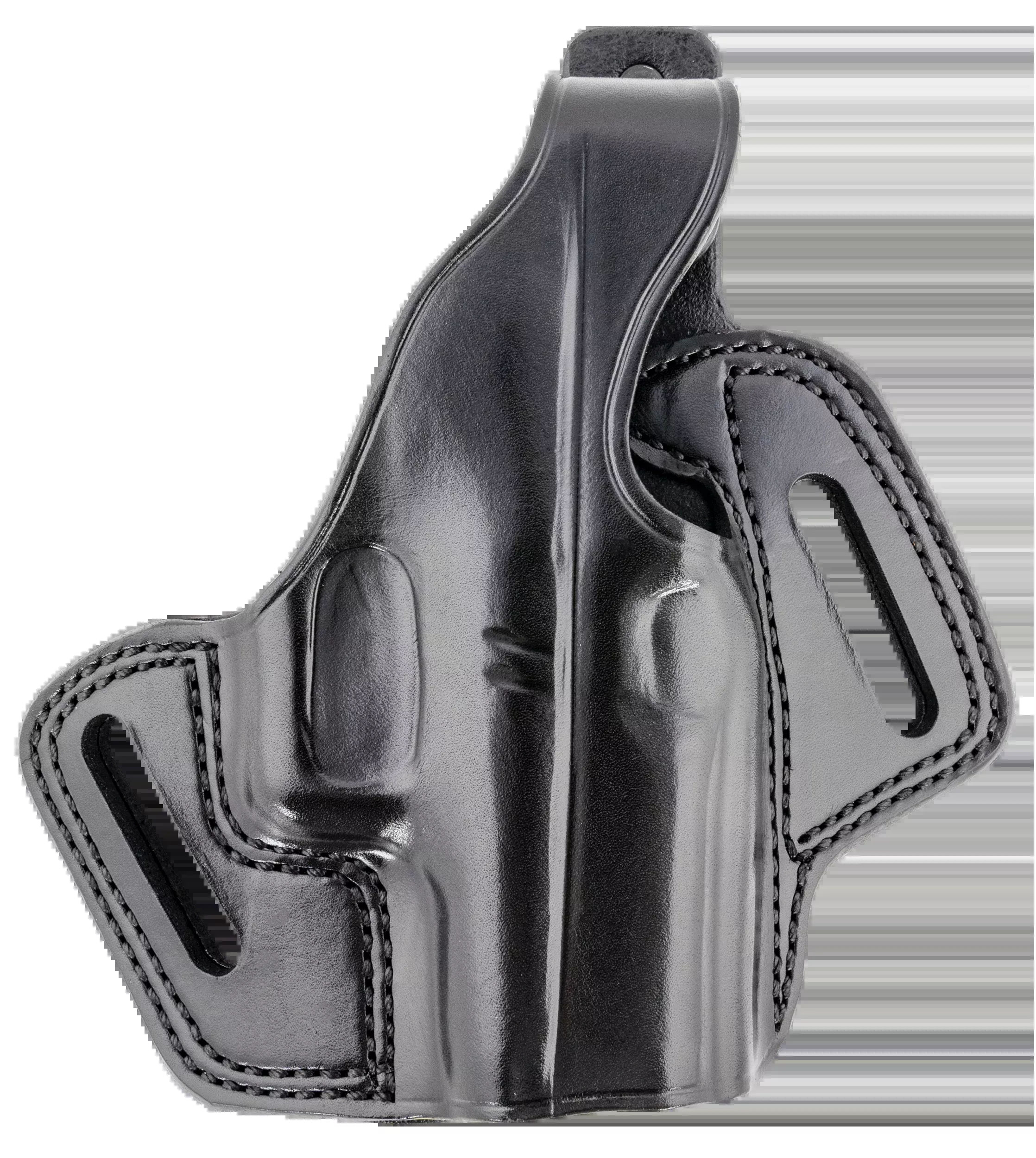 Galco Fletch High Ride Outside-the-Waistband Leather Holster, Right Hand, fits Glock 43/43X & Hellcat, FL800RB
