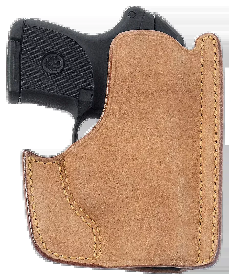 Galco Front Pocket Horsehide Holster, Ambidextrous, Natural Finish, Fits Nano/Hellcat/Kahr MK/CPX-1 – PH892