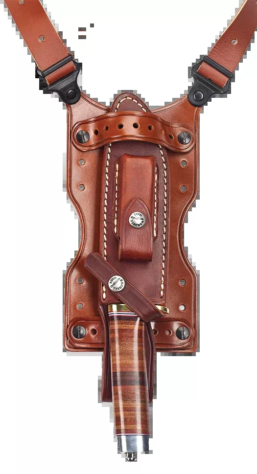 Galco SHUKA Shoulder Holster Universal Knife Accessory, Premium Steerhide Leather, SHU