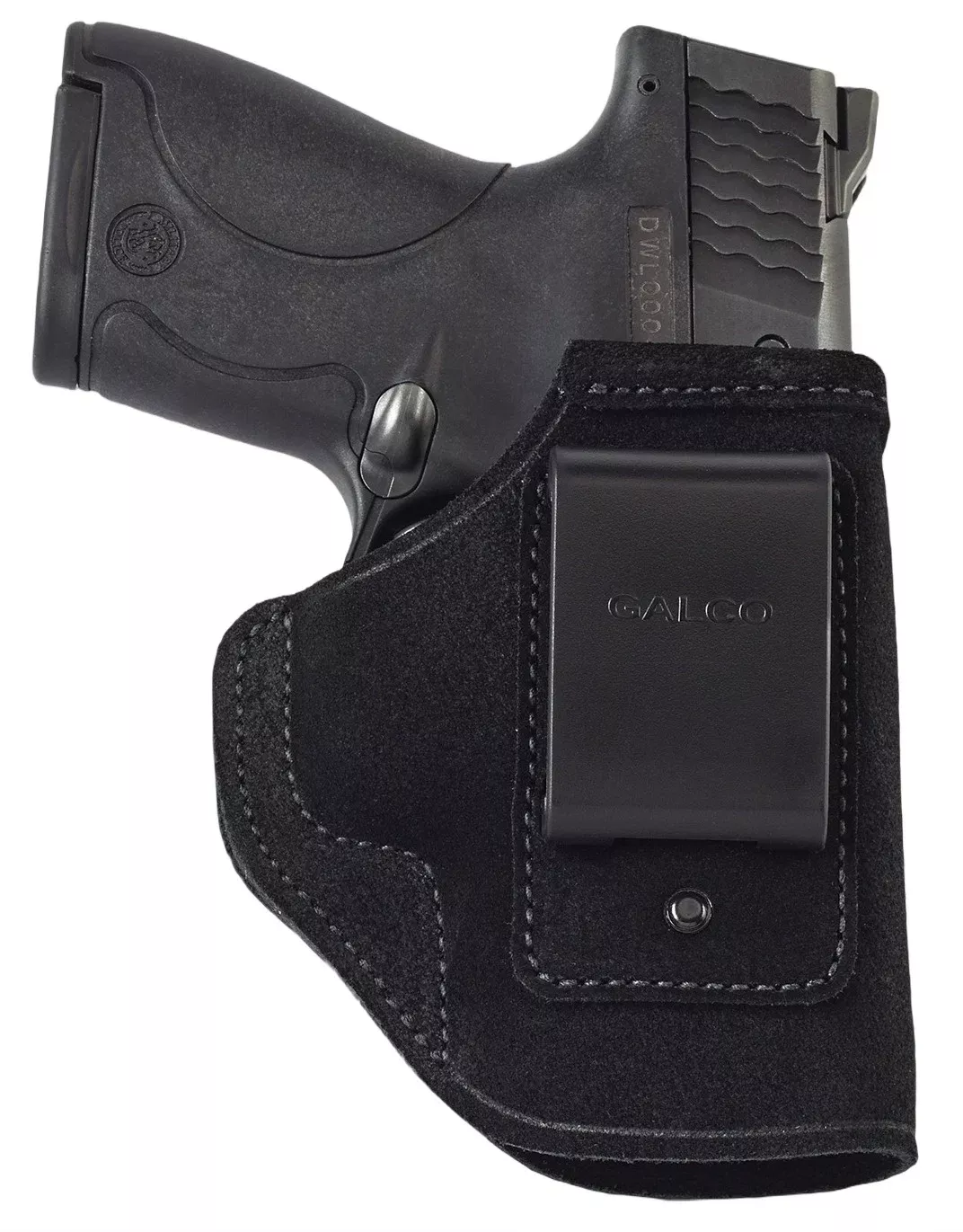 Galco STO226RB Stow-N-GoIWB Black Steerhide Fits Glock 19 Gen1-5 Right Hand