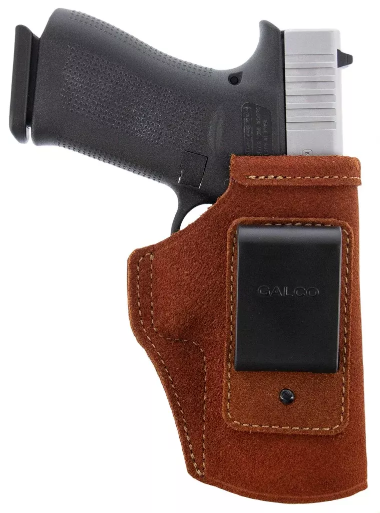 Galco STO834R Stow-N-GoIWB Natural Steerhide Fits Glock 48 Right Hand