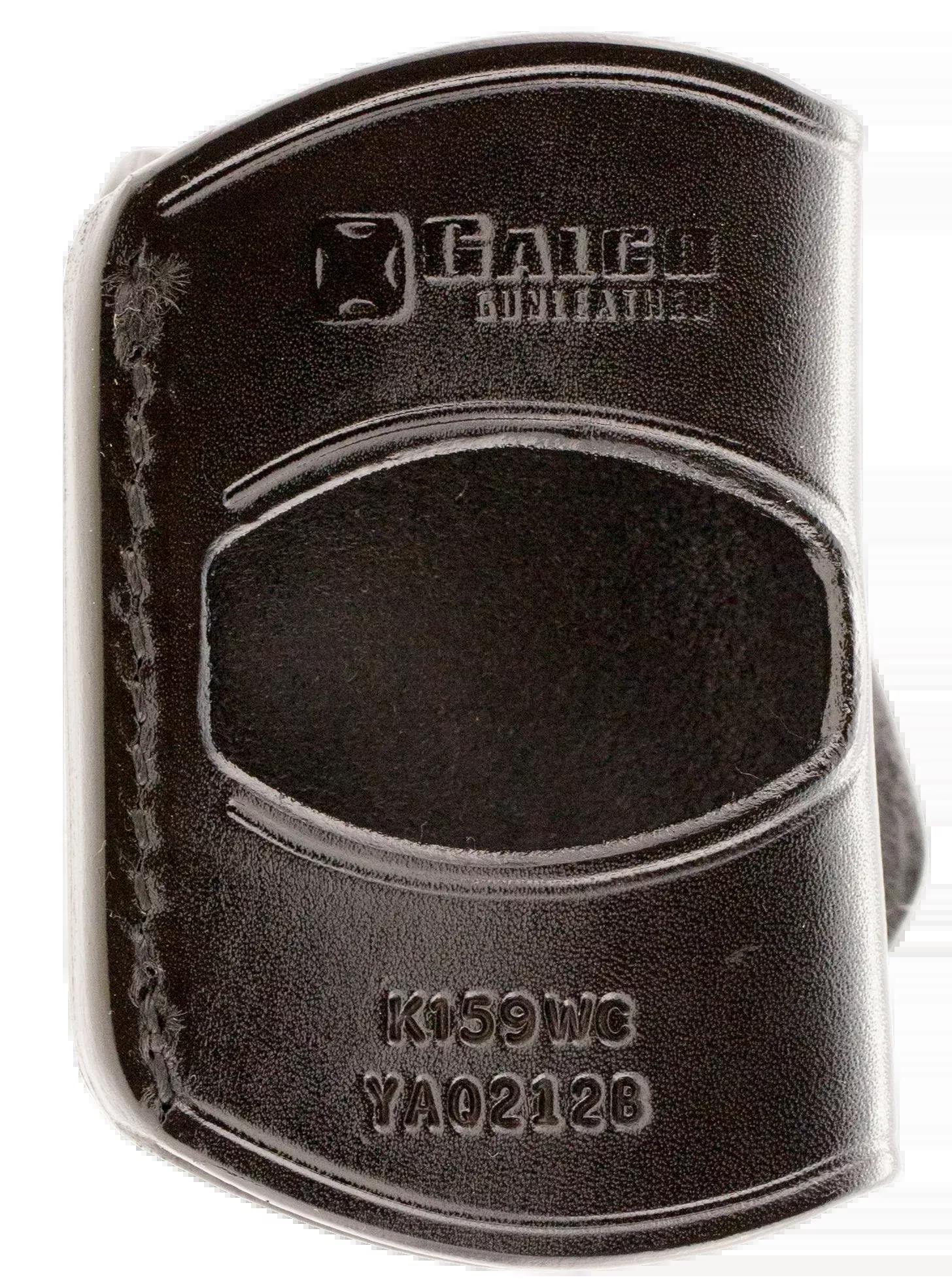 Galco Yaqui Outside-the-Waistband Leather Belt Slide Holster for 1911, Right Hand, Black – YAQ212B