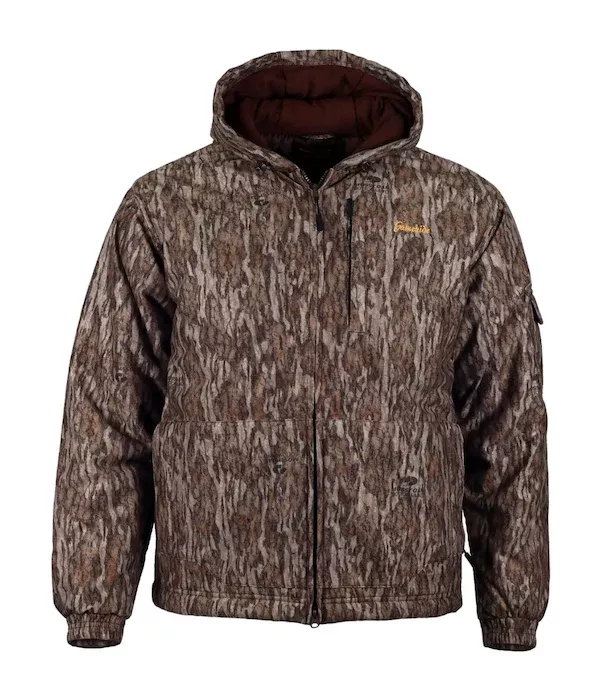 Gamehide Tundra Jacket, Mossy Oak New Bottomland Camo, Waterproof Insulated, CPJNBD-XL