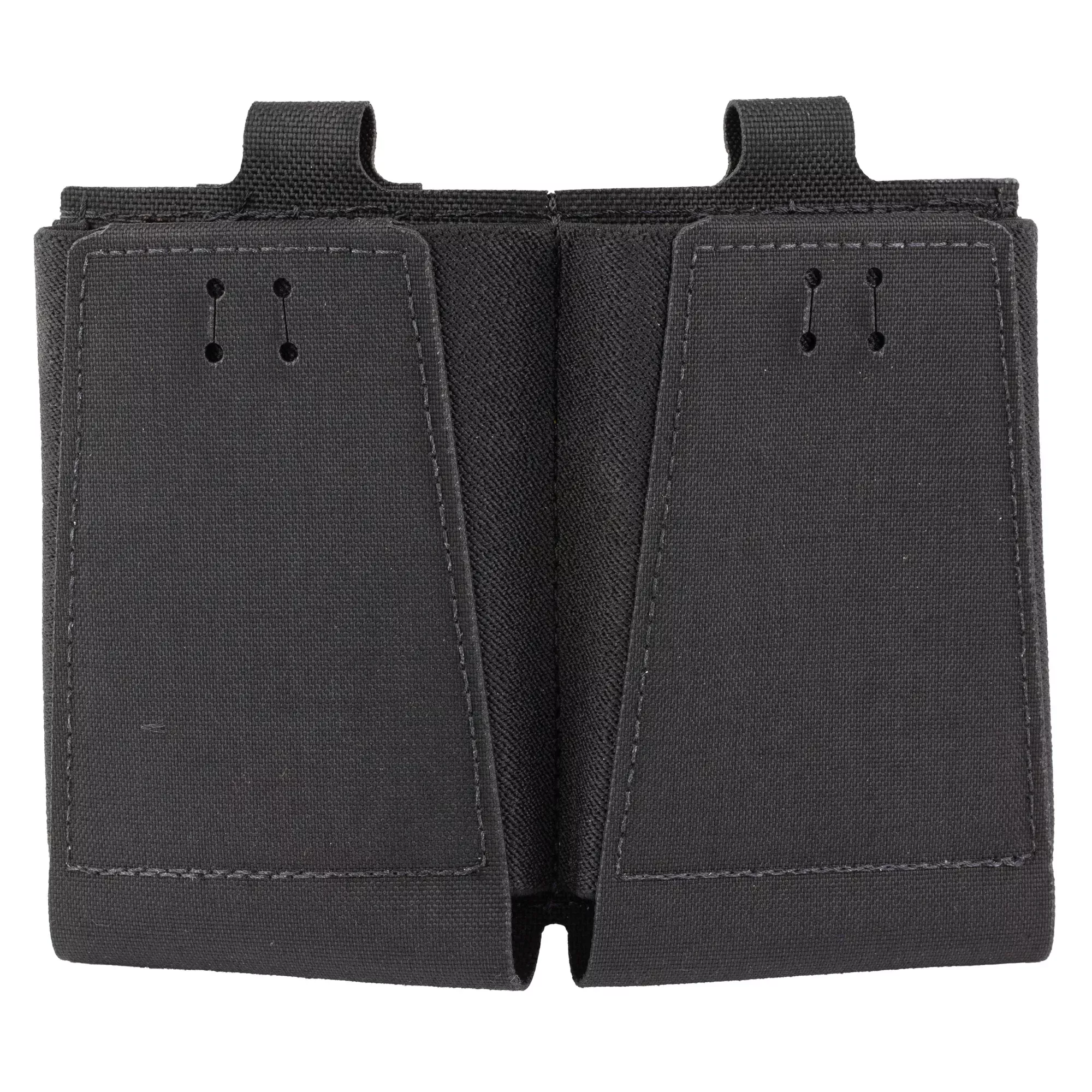 GBRS Group Double Rifle Magazine Pouch, MOLLE/Belt Compatible, Bungee Retention — GEAR-DRMP-5.56-BR-BLK