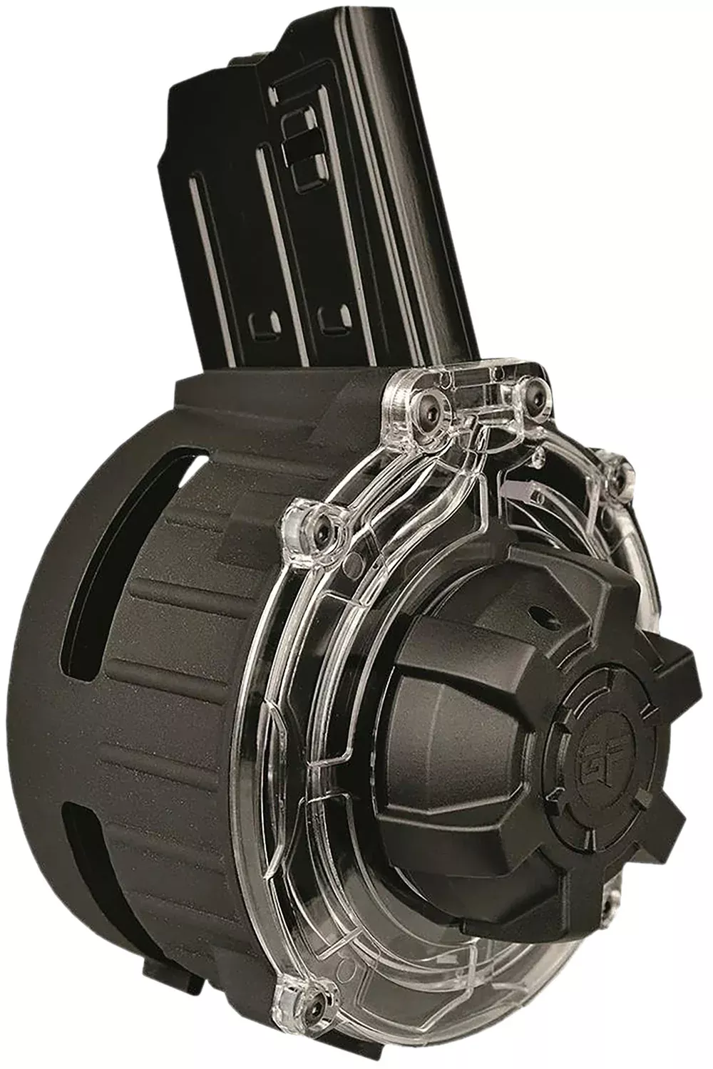 Gforce Arms GFDRUM2012 Drum Magazine20rd Drum Fits Akdal MKA 1919 Black Steel/Polymer