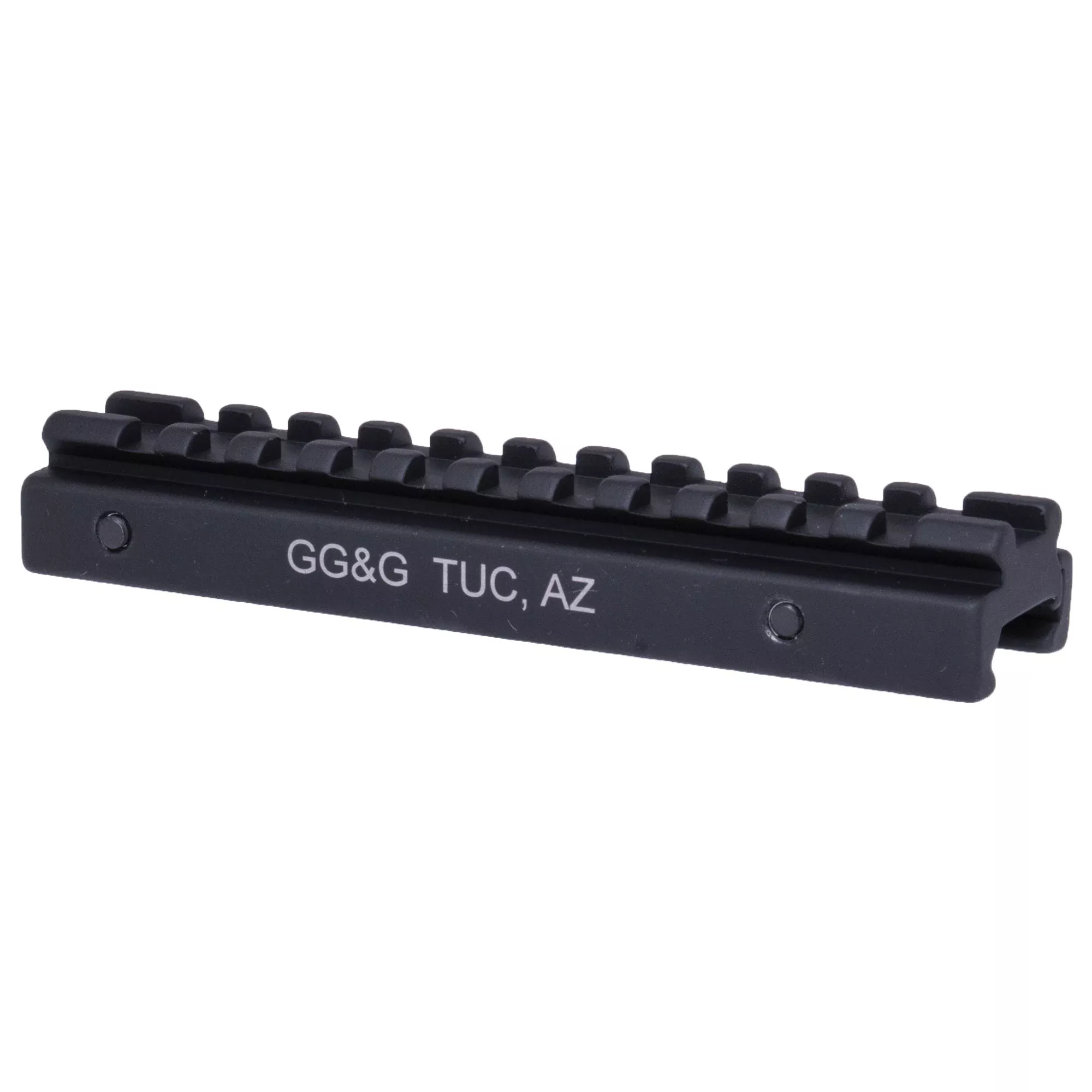 GG&G Inc. AR-15/M16 Picatinny Scope Riser Rail, 5 in, 6061-T6 Aluminum, Hard Coat, GGG-1002