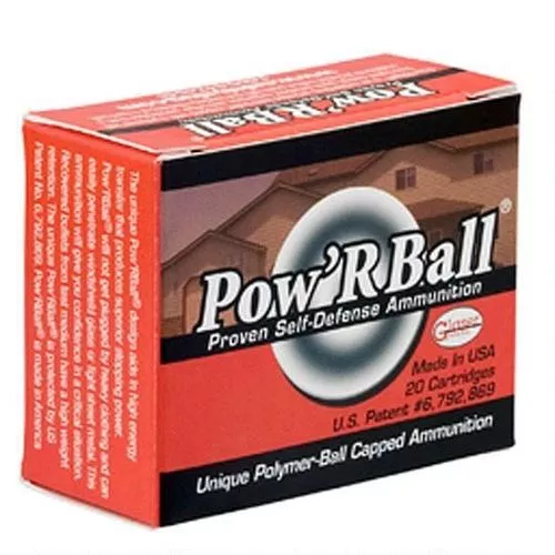 Glaser Pow'RBall Polyer Capped Ammunition 32 ACP 55 grain 20rd/bx