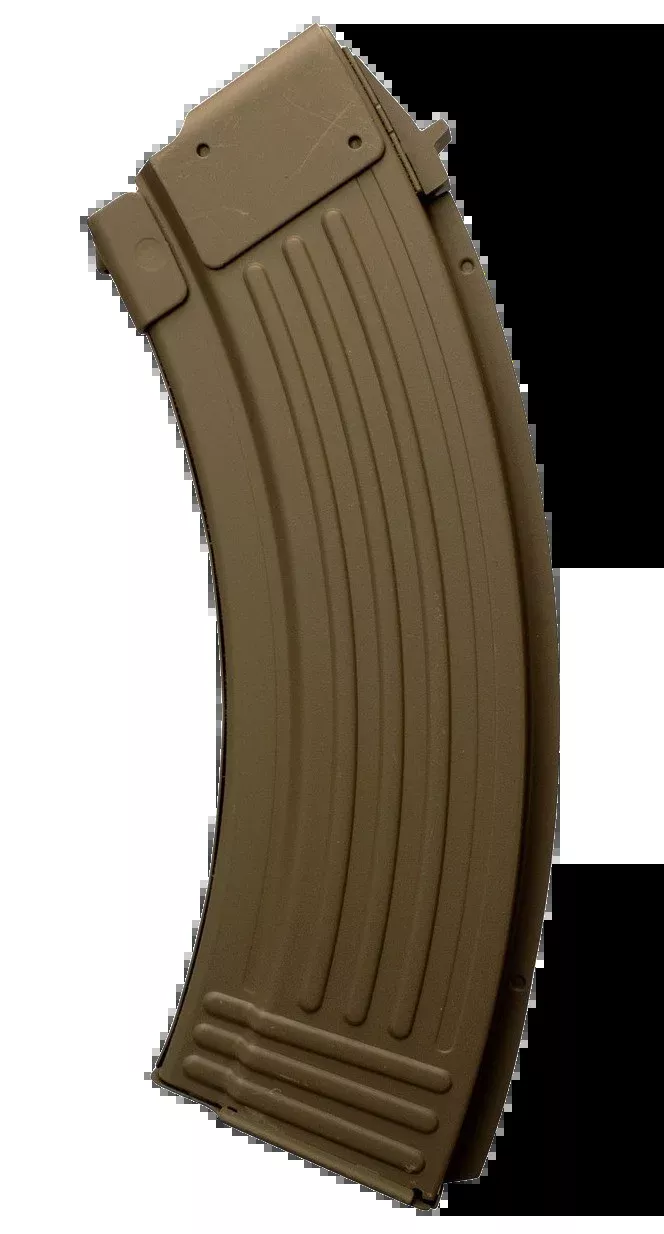 Global Ordnance AK-47 7.62x39mm 30rd Steel Magazine - Flat Dark Earth