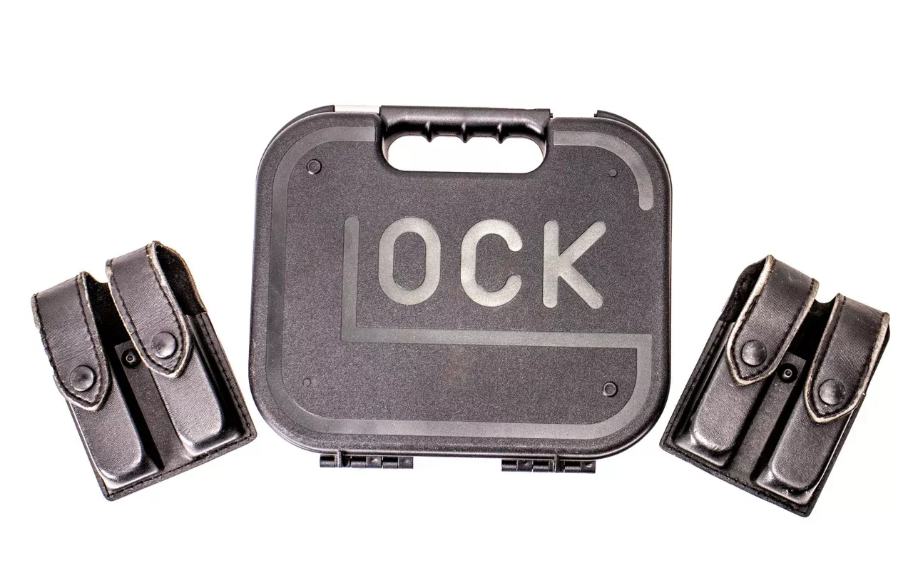 Glock Hard Case With 2 Mag Pouches for Glock 17 and 22 - Surplus