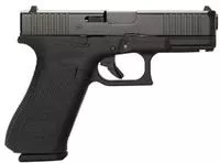 Glock Pa455s203 G45 Full Size 9mm Luger 17 + 1 4.02 " Black Gmb Barrel, Black Ndlc Serrated Slide, Black Polymer Frame W/Accessory Rail, Black Textured W/Interchangeable Backstrap Grip, Ambidextrous