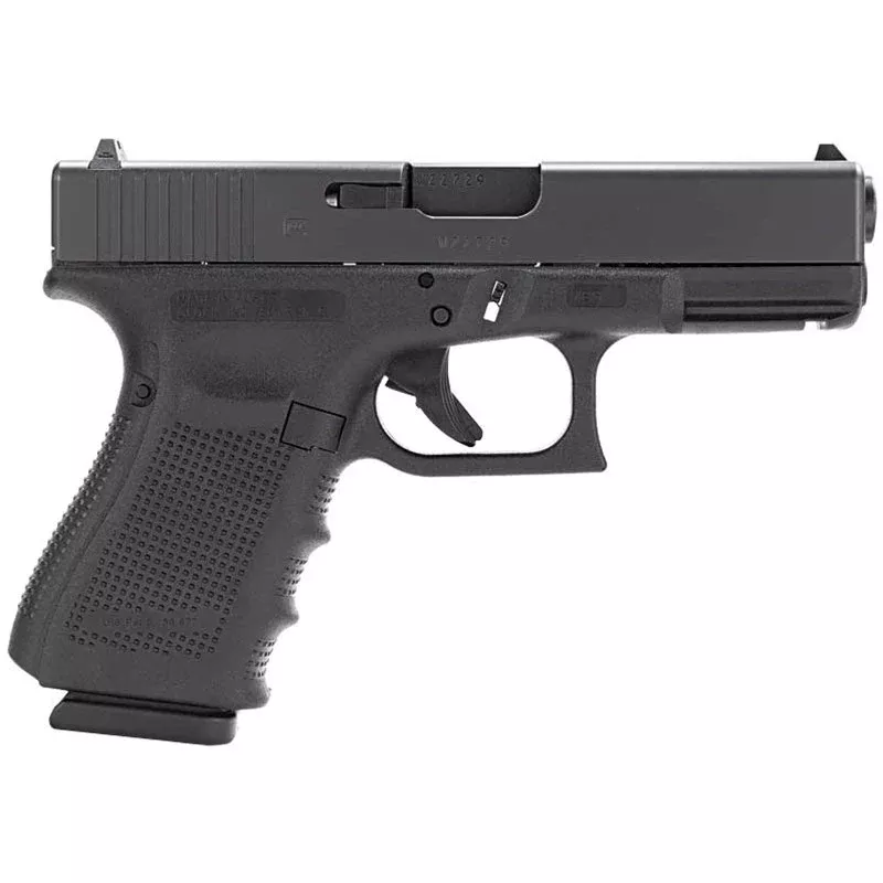 Glock PG3250201 G32 Gen 4 Double 357 Sig 4.01 10+1 Black Interchangeable Backstrap Grip Black