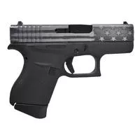 Glock Pistol 43x 9mm Elite Titanium Battle Flag Slide 10rd