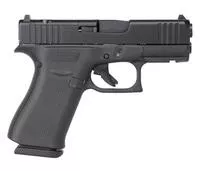 Glock Ux4350201frmos G43x Mos Sub- Compact 9mm Luger 10 + 1 3.41 " Black Gmb Barrel.Black Cerakote Mos Cut/Serrated Slideblack Slimline Polymer Frame W/Beavertail/Black Textured Polymer Grips Right Hand