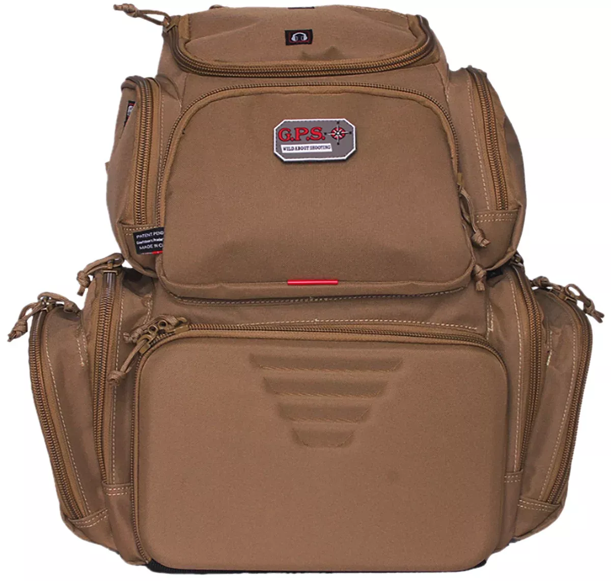 GPS Bags GPS1711BPT HandgunnerBackpack 1000D Nylon Tan