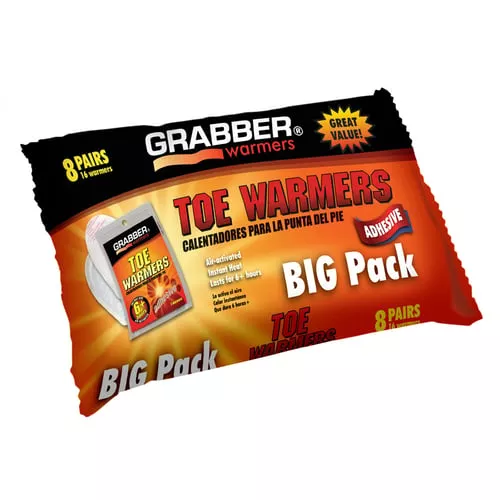 Grabber Toe Warmers8 pr. 8 pk.